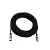 Cable de audio Omnitronic 30220590 25 m XLR 3 polos negro