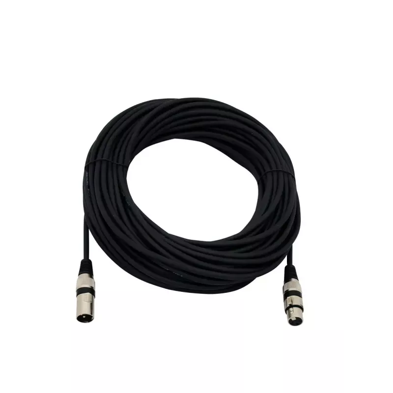 Cable de audio Omnitronic 30220590 25 m XLR 3 polos negro