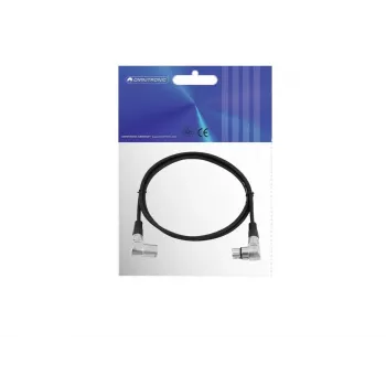 Cable de audio Omnitronic 30220630 1,5 m XLR 3 polos negro