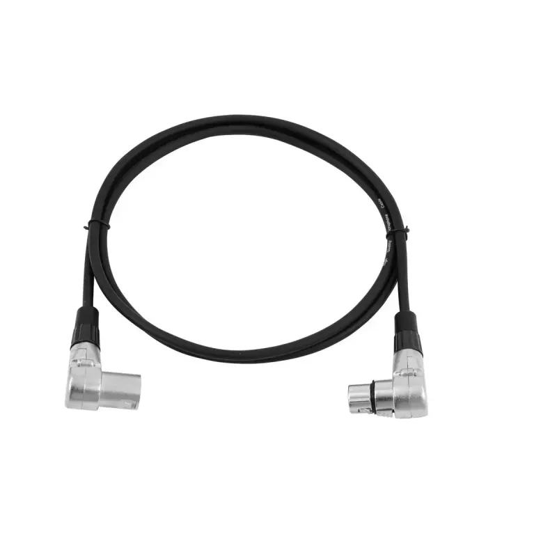 Cable de audio Omnitronic 30220630 1,5 m XLR 3 polos negro