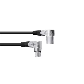 Cable de audio Omnitronic 30220630 1,5 m XLR 3 polos negro