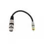 Cable de audio XLR (3 polos) RCA Omnitronic 3022075J 0,15 m negro