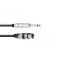 Cable de audio Omnitronic 30225170 5 m XLR 3 polos 6,35 mm negro