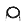 Cable de audio XLR 3 polos 6,35 mm Omnitronic 3022519C 5 m negro