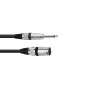Cable de audio XLR 3 polos 6,35 mm Omnitronic 3022519C 5 m negro