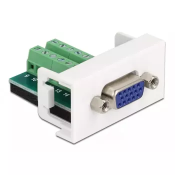 Conector hembra VGA a regleta de bornes módulo DeLOCK Easy 45 81346