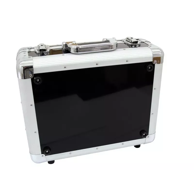 Maletín rígido Roadinger 3012205B para discos de vinilo Negro 425x380x175 mm