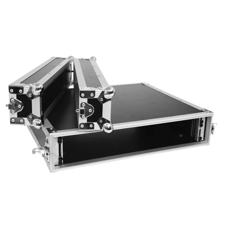 Flightcase Roadinger 30109782 Contrachapado Negro Plata 6,8 kg