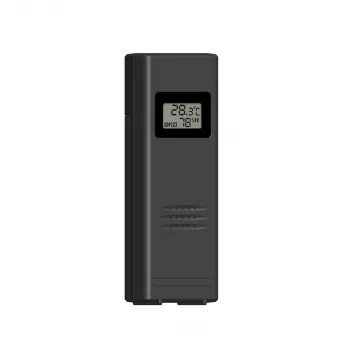 Sensor exterior de temperatura y humedad HAMA TS39H de sobremesa, inalámbrico con pantalla incorporada, pila AA