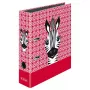 Herlitz maX.file Cute Animals archivador de palanca con motivo de cebra, A4, 80 mm