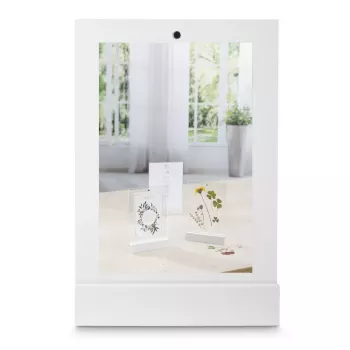 Marco de fotos individual Hama Classic 00057743 transparente blanco