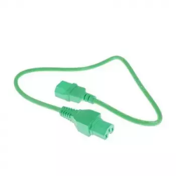 Cable de alimentación C14 - C15 verde 0,6 m ACT AK5302 250 V 10 A