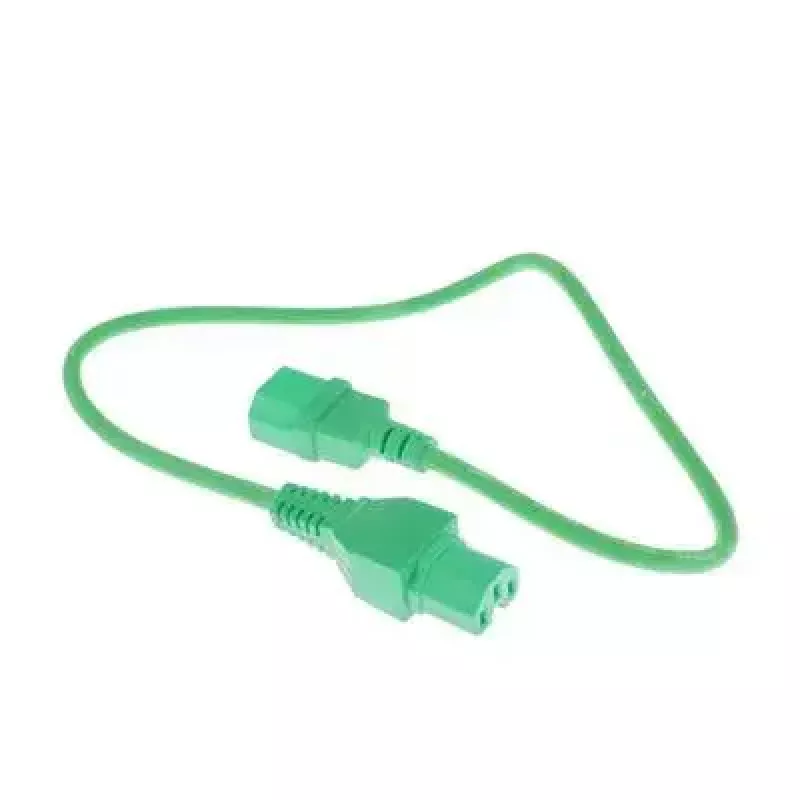 ACT AK5302 cable de alimentación C14 - C15, 0,6 m, verde