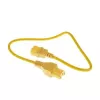 Cable de alimentación ACT C14 - C15 amarillo 0,6 m