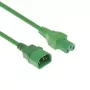ACT AK5310 cable de alimentación C14 - C15, 2 m, verde