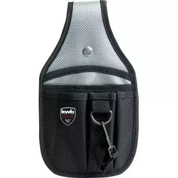 Cinturón portaherramientas de cadera KWB 907610 nailon plata negro gris 150 mm de ancho