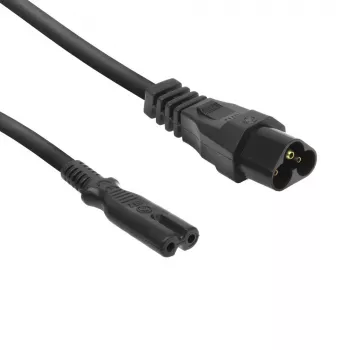 Cable de alimentación ACT C6 - C7 negro 0,2 m