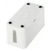 Hama Caja organizadora de cables mini para escritorio/suelo Blanco