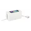 Hama Caja organizadora de cables mini para escritorio/suelo Blanco