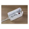 Hama Caja organizadora de cables mini para escritorio/suelo Blanco