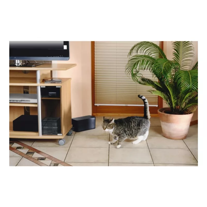 Hama Caja organizadora de cables maxi para suelo Negro 1 ud.