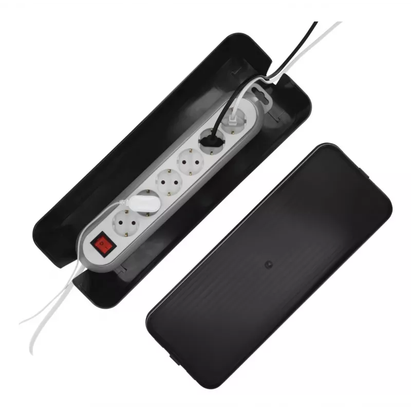 Hama Caja organizadora de cables maxi para suelo Negro 1 ud.