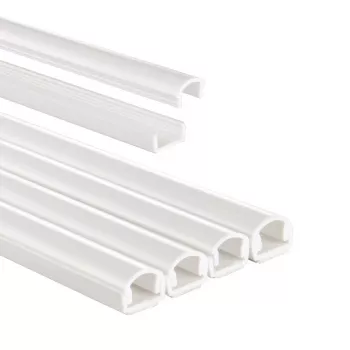 Hama 00220980 organizador de cables universal canaleta blanca 4 uds.