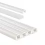 Hama 00220980 organizador de cables universal canaleta blanca 4 uds.