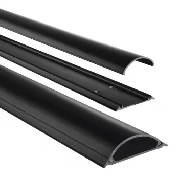 Hama 00220985 organizador de cables universal canaleta negra 1 ud.