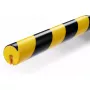 Protector de esquina para pared Durable 1126130 redondeado poliuretano negro amarillo 1000 mm