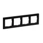 Legrand 765384 placa de pared/tapa de interruptor negra