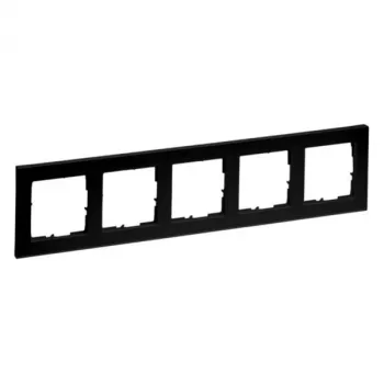 Legrand 765385 placa de pared/tapa de interruptor negra