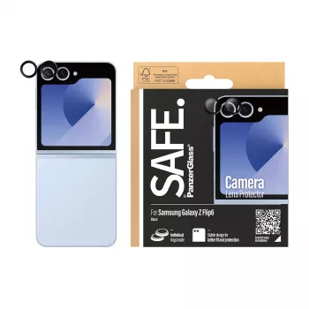 PanzerGlass SAFE. protector para el objetivo de la cámara, Samsung Galaxy Z Flip5, negro (SAFE95870)