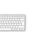 Hama WK-500 teclado multidispositivo, compacto, inalámbrico RF + Bluetooth, QWERTZ alemán, blanco