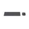 Hama WKM-500 Multi-Device set de teclado y ratón inalámbricos, compacto, QWERTZ alemán, negro