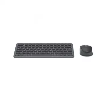Hama WKM-500 teclado y ratón Home/Office RF inalámbrico + Bluetooth QWERTZ alemán negro