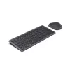 Hama WKM-500 Multi-Device set de teclado y ratón inalámbricos, compacto, QWERTZ alemán, negro