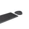 Hama WKM-500 Multi-Device set de teclado y ratón inalámbricos, compacto, QWERTZ alemán, negro