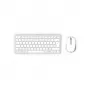 Hama WKM-500 Teclado y ratón con Home USB + RF Wireless + Bluetooth QWERTZ Alemán Gris, Blanco