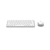 Hama WKM-500 Teclado y ratón con Home USB + RF Wireless + Bluetooth QWERTZ Alemán Gris, Blanco