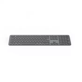 Hama WK-550 Teclado Home/Office RF Wireless + Bluetooth QWERTZ Alemán Negro, Gris oscuro
