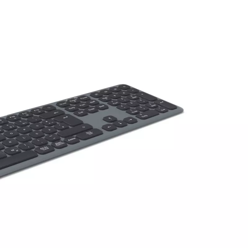 Hama WK-550 Teclado Home/Office RF Wireless + Bluetooth QWERTZ Alemán Negro, Gris oscuro