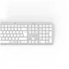 Hama WK-550 Teclado Home/Office RF Wireless + Bluetooth QWERTZ Alemán Gris, Blanco