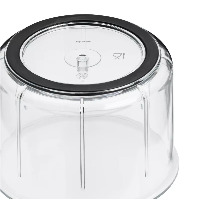 WMF Gourmet 18.7678.6040 picadora manual Negro, Transparente