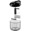 WMF Gourmet 18.7678.6040 picadora manual Negro, Transparente