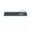 Hama CK-400 Teclado Home/Office USB QWERTZ Alemán Negro, Gris oscuro