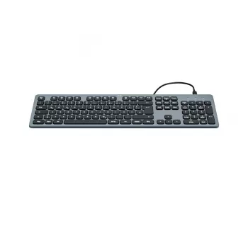 Hama CK-400 Teclado Home/Office USB QWERTZ Alemán Negro, Gris oscuro