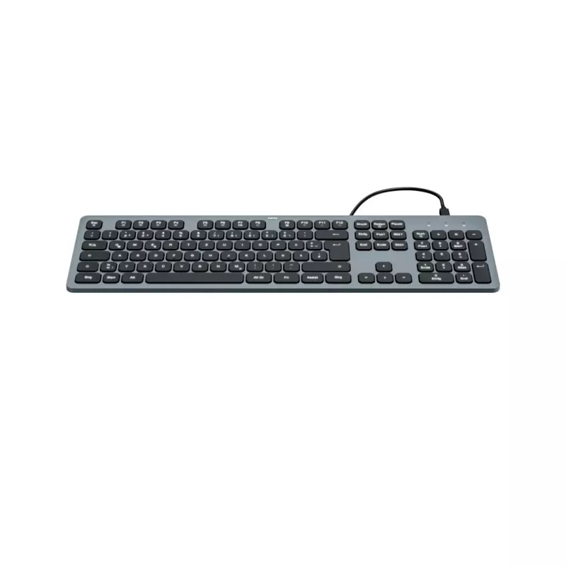 Hama CK-400 Teclado Home/Office USB QWERTZ Alemán Negro, Gris oscuro