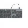 Hama CK-400 Teclado Home/Office USB QWERTZ Alemán Negro, Gris oscuro