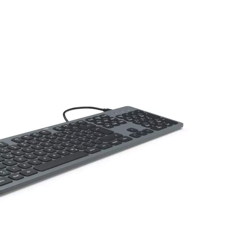 Hama CK-400 Teclado Home/Office USB QWERTZ Alemán Negro, Gris oscuro